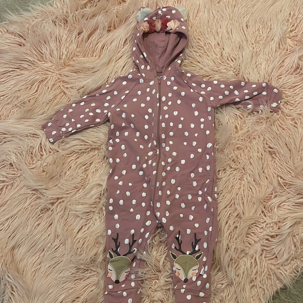 Rosie Pope Baby Fawn Romper
